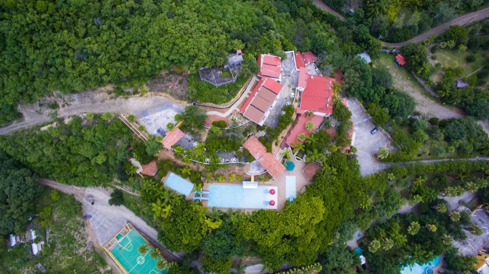 Vista aérea del parque